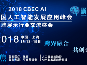 2018 CBEC AI 中国人工智能发展应用峰会