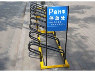卡位式自行车停放架 卡位式自行车停放架安装便捷