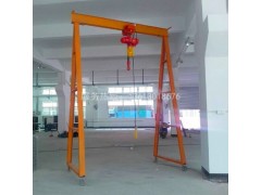 深圳厂家直销1吨手动龙门吊|简易移动龙门架|起重龙门吊架