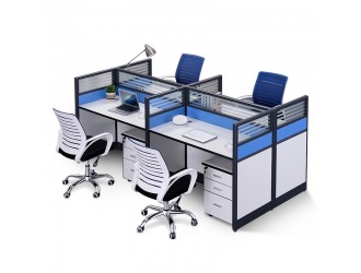湖南办公室办公屏风桌椅职员桌椅办公桌厂家
