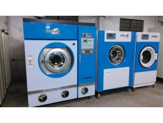渭南市二手水洗厂三辊烫平机百强折叠机销售二手干洗店机器