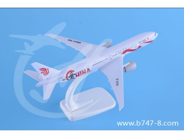 飞机模型波音B777国航彩绘机金属精美客机航模玩具礼品