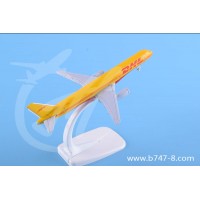 飞机模型波音B757郭豪DHL金属迷你纪念创意礼品航模摆件
