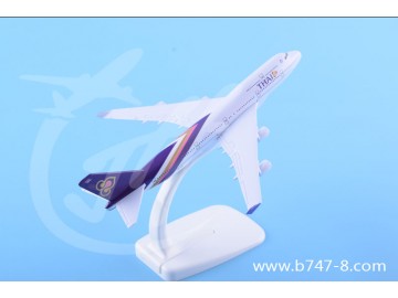 飞机模型波音B747-400泰航金属迷你比例航模商务礼品