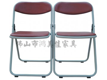 塑钢折叠椅，软包折叠椅，广东鸿美佳厂家批发供应