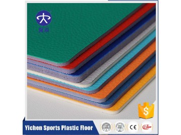 PVC运动地板 翼辰塑胶地板 PVC地板价格 PVC地板厂家