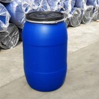 200升抱箍桶200L卡箍塑料桶大蓝桶