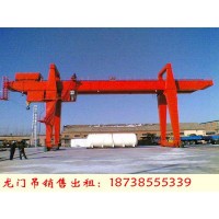 安徽滁州龙门吊出租厂家5吨15米跨龙门吊价格